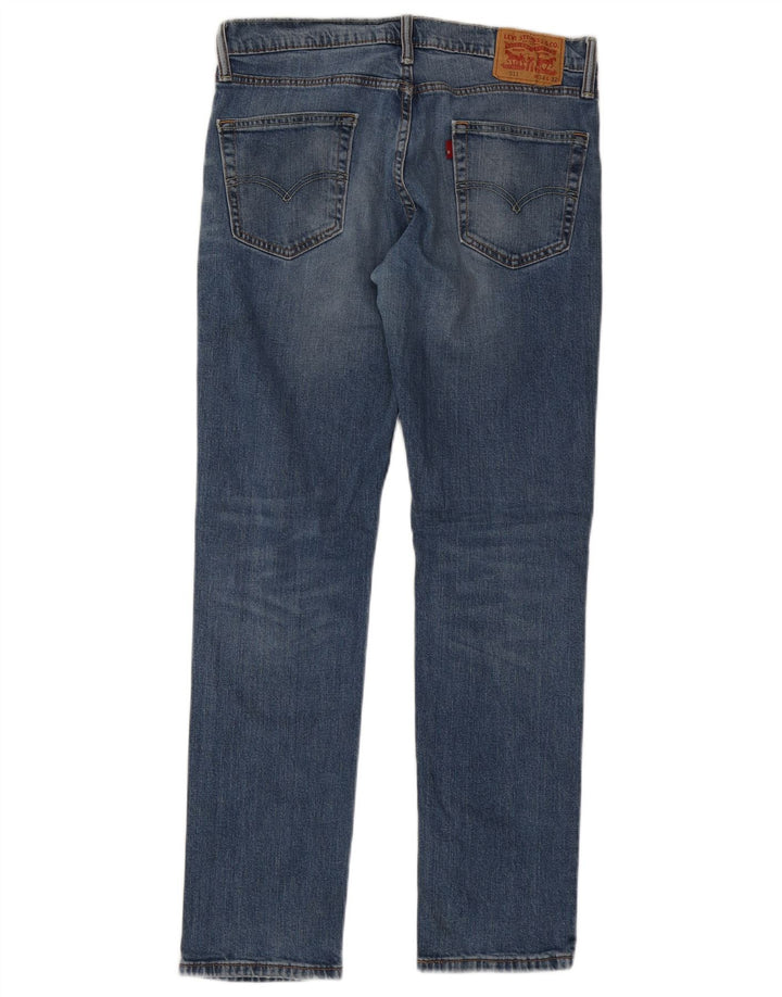 LEVI'S Mens 511 Slim Jeans W34 L32 Algodón Azul