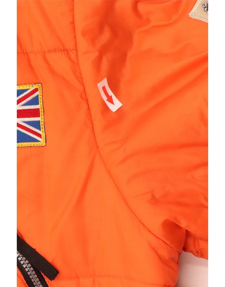 Explorer Chaqueta de esquí gráfica para hombre Reino Unido 40 Grande Naranja