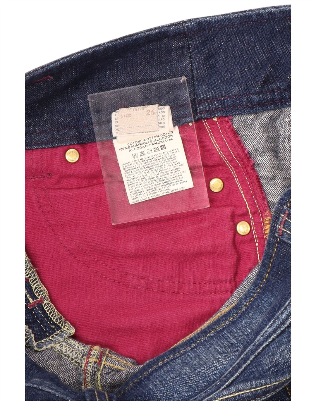 DIESEL Vaqueros Bootcut Mujer W26 L29 Algodón Azul