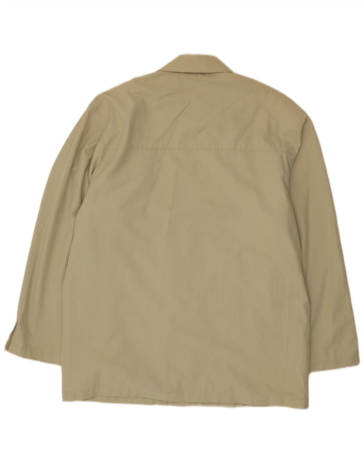 Vintage Hombres Abrigo Reino Unido 48 4XL Verde