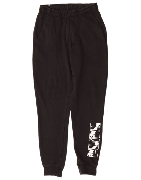 Puma Pantalones De Chándal Con Gráficos Para Hombre Joggers Small De Algodón Negro