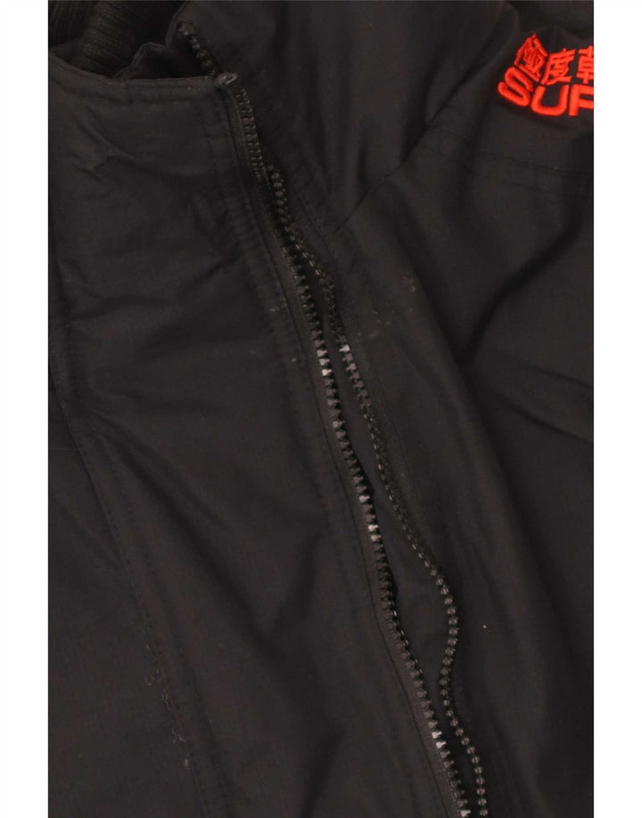 Superdry Chaqueta cortavientos para mujer ES 40 XL Nylon negro