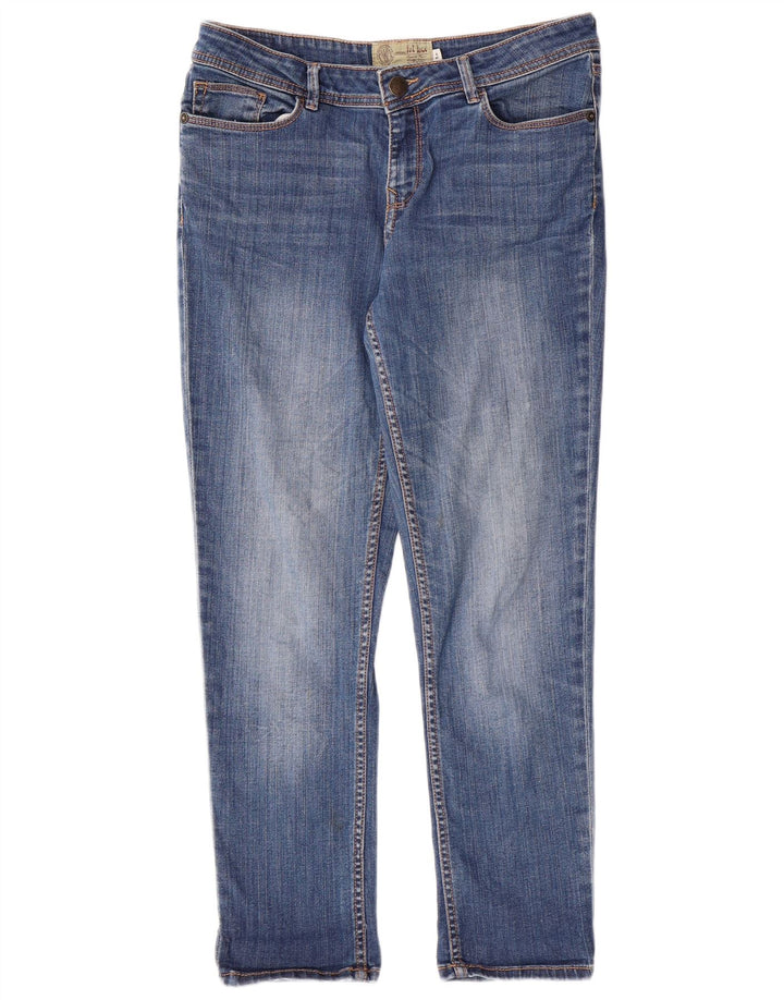 FAT FACE Womens Slim Jeans UK 12 Medium W28 L26  Blue Cotton