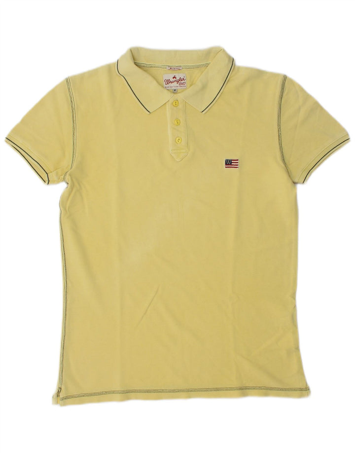 Wrangler Polo Slim Fit De Algodón Amarillo Medio | Hombre