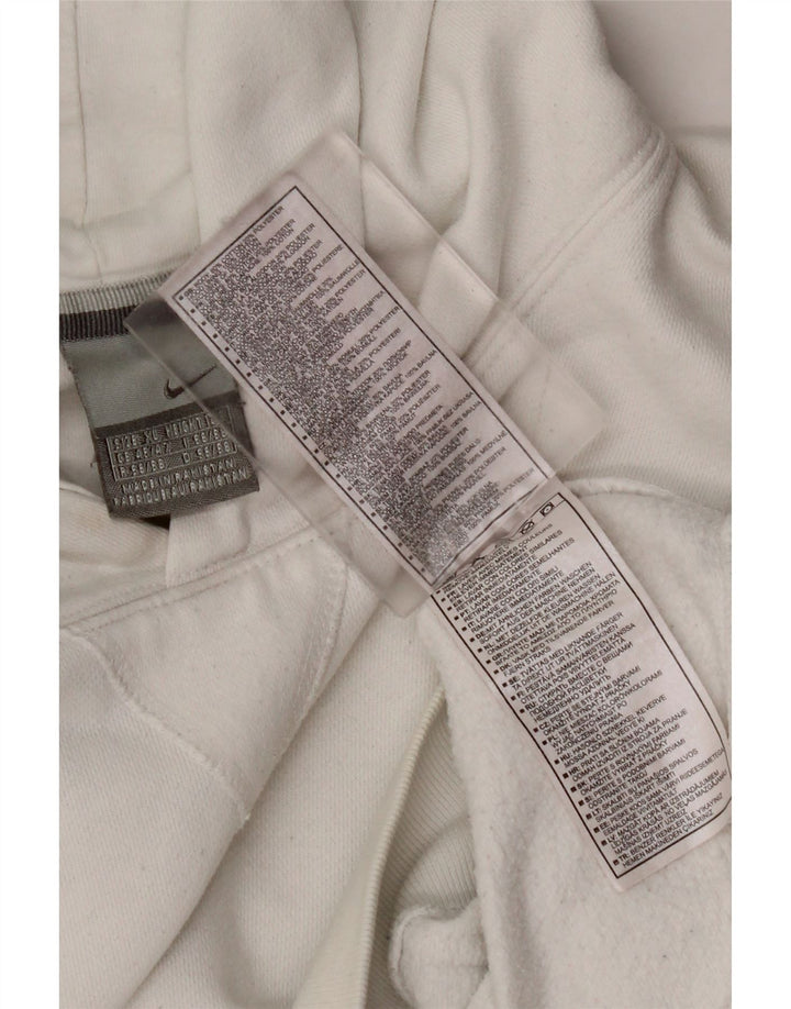 NIKE Sudadera con capucha para hombre UK 45/47 XL Blanco Algodón