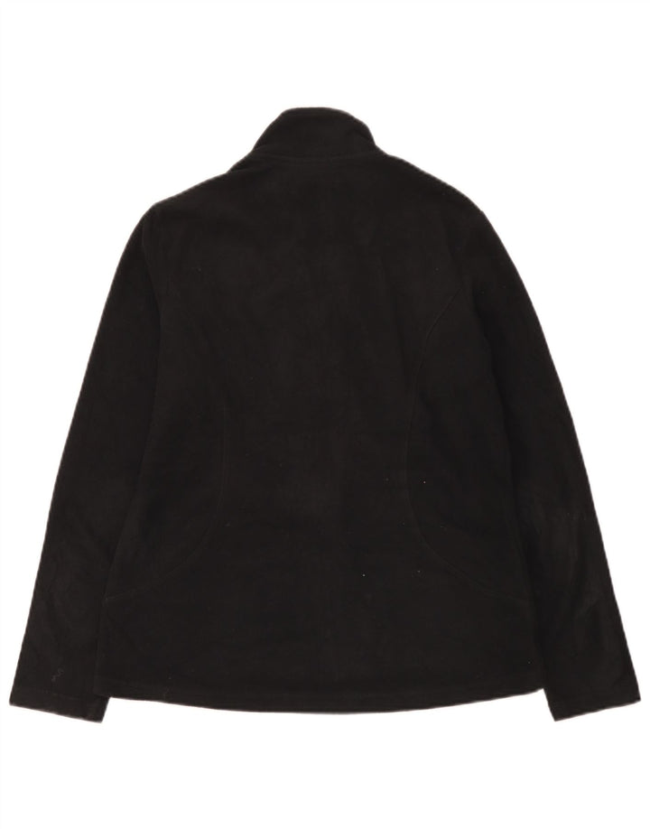 Marks & Spencer Chaqueta polar para mujer UK 12 Mediana Poliéster negro