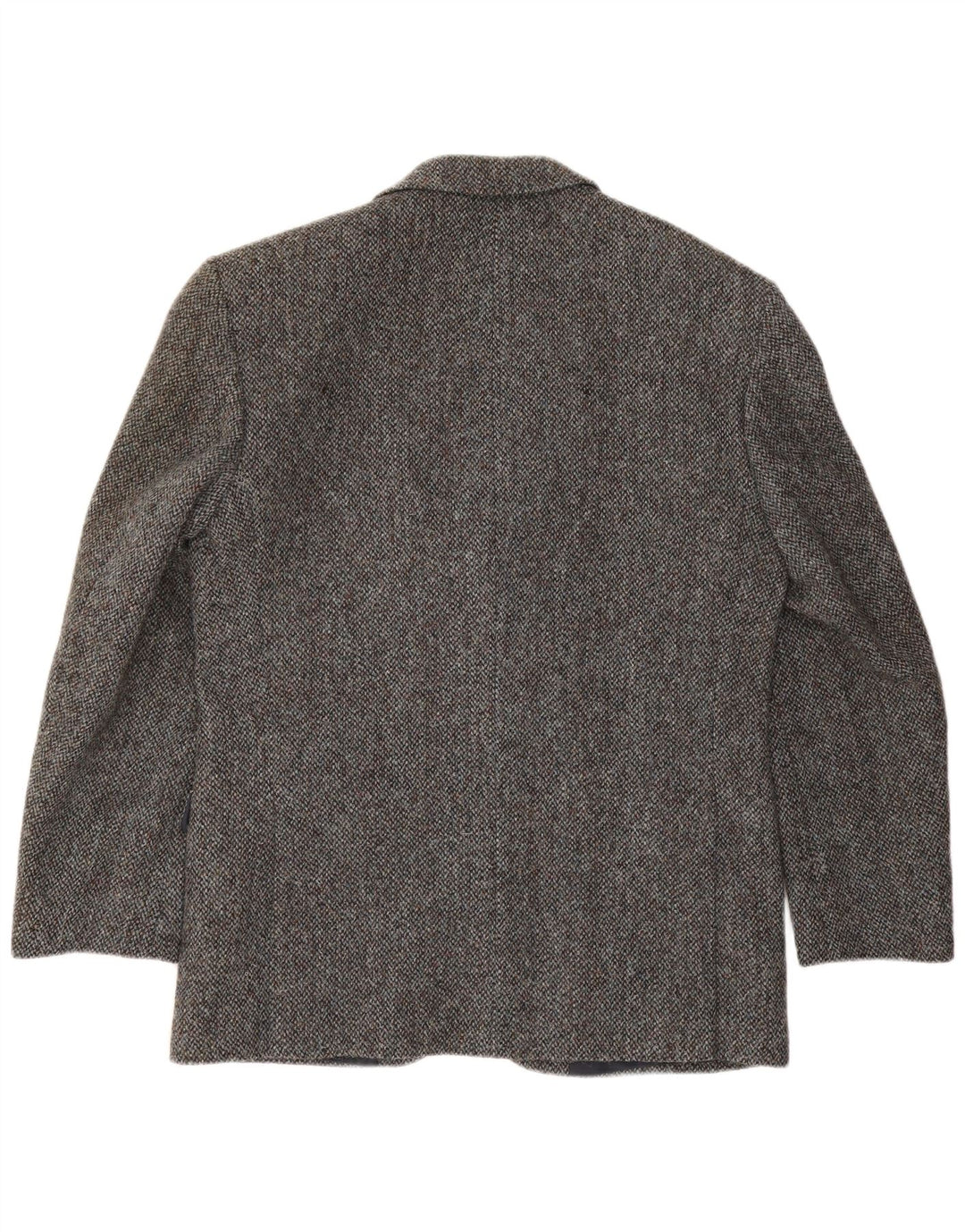 Bhs Chaqueta tipo blazer Harris Tweed para hombre UK 38 Lana virgen moteada en gris medio