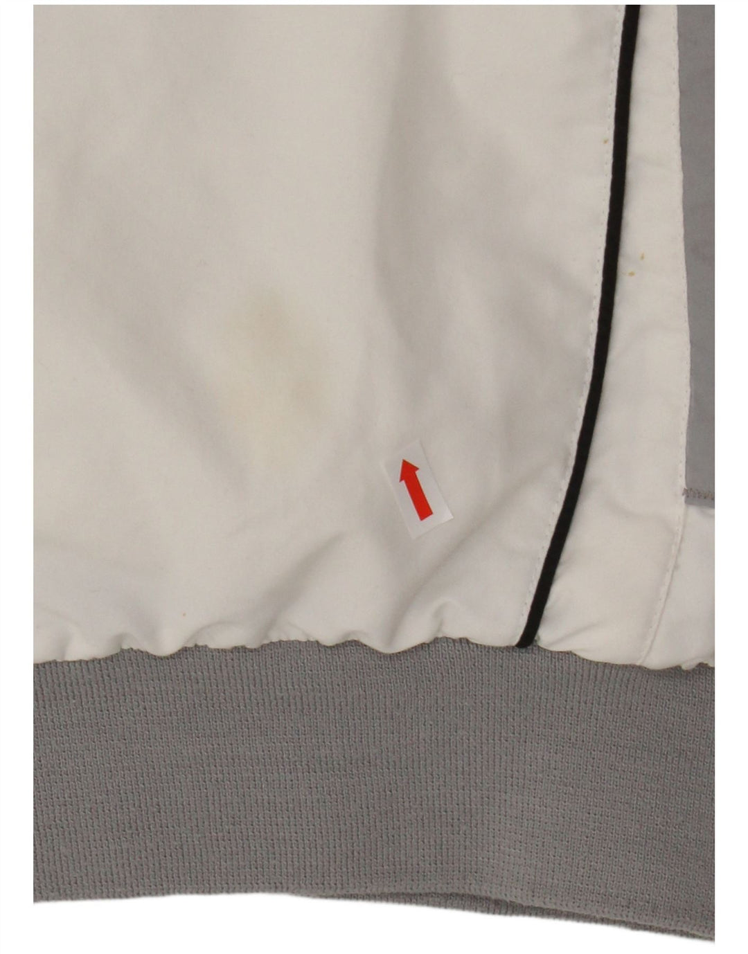 CHAMPION Chaqueta superior de chándal para hombre Poliéster con bloques de color blanco grande