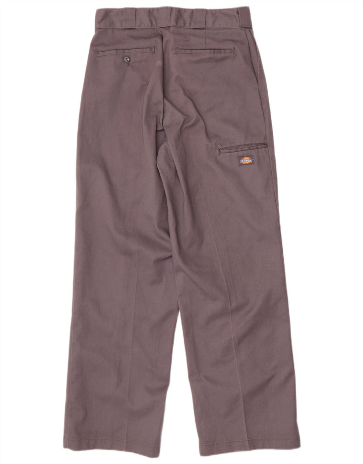 Dickies Pantalones cargo de pierna ancha para hombre W32 L32 Poliéster gris