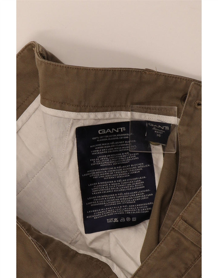 Gant Bermudas Chinos para Hombre W36 Large Beige Cotton