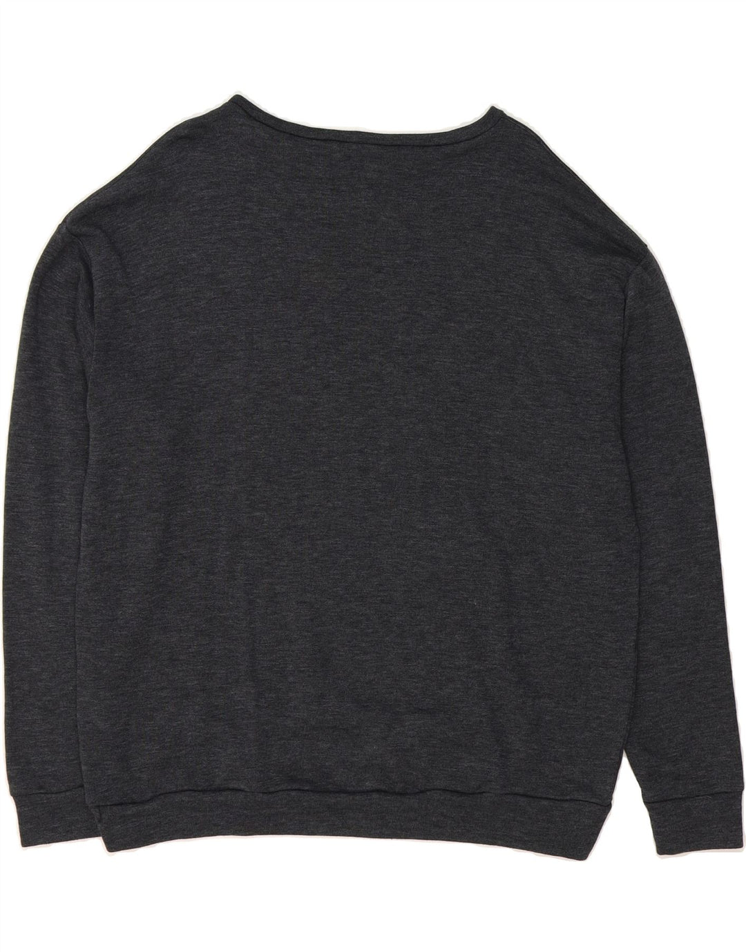 TOPSHOP Womens Sweatshirt Jumper UK 14 Large Grey Cotton Vintage Topshop and Second-Hand Topshop from Messina Hembry 