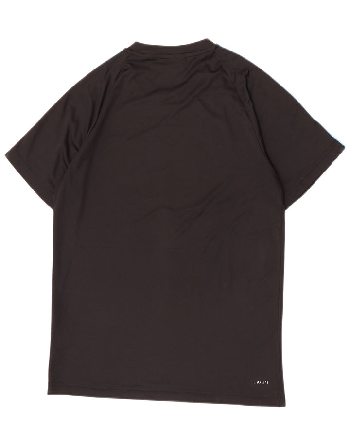 Adidas Mens Climalite Camiseta Top Pequeño Negro Poliéster