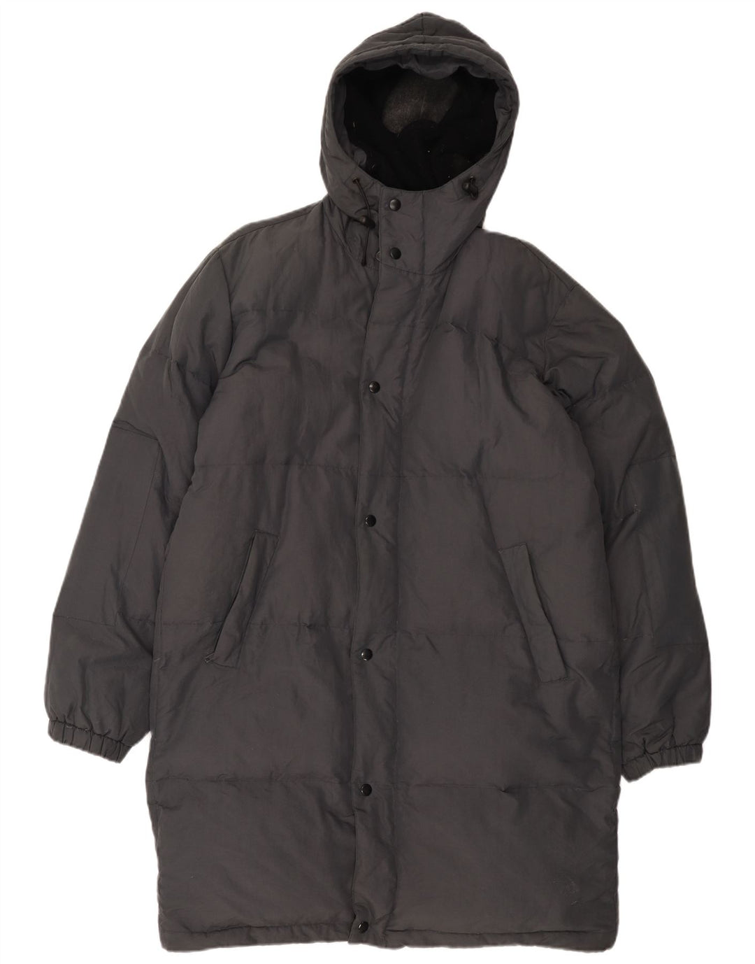 Gazzarrini Abrigo acolchado con capucha para hombre UK 42 XL Poliamida negra