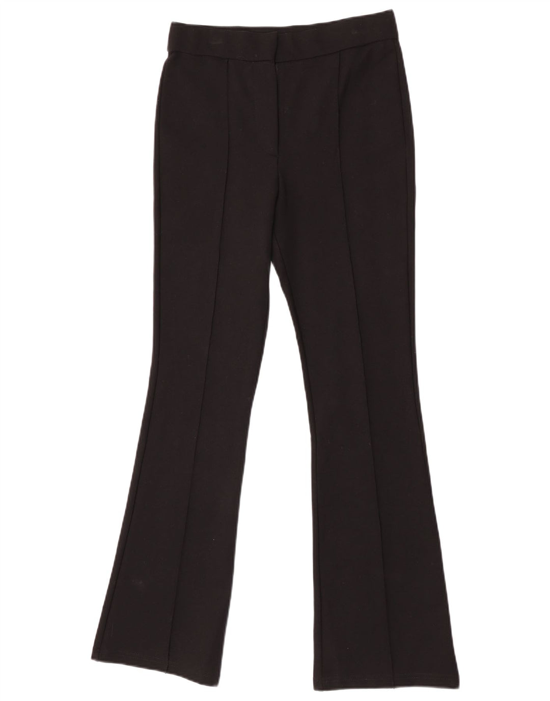 Zara Mujer Pantalón De Traje Bootcut Small W26 L29 Viscosa Negra