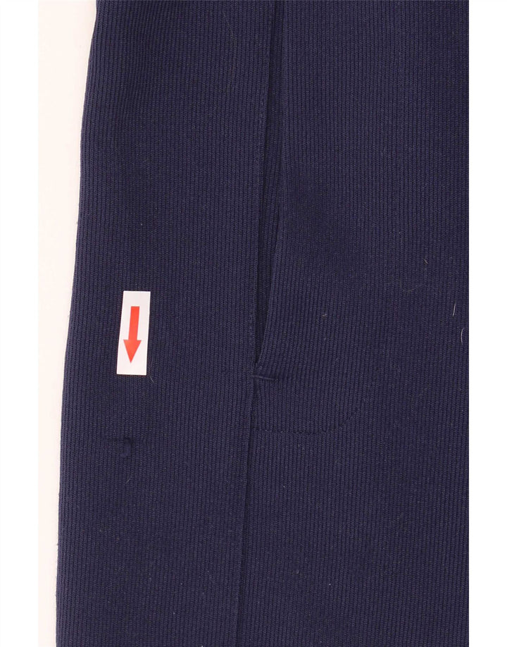 Diadora Mujer Chándal Top Chaqueta IT 46 Grande Azul Marino Poliéster Deportes