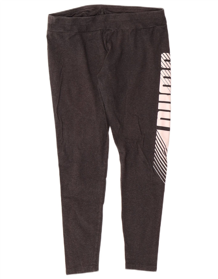 PUMA Leggings gráficos para mujer Reino Unido 44 Grande Gris