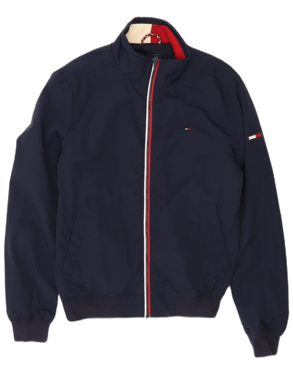 Tommy Hilfiger Chaqueta Bomber para Hombre UK 36 Small Azul Marino Poliamida