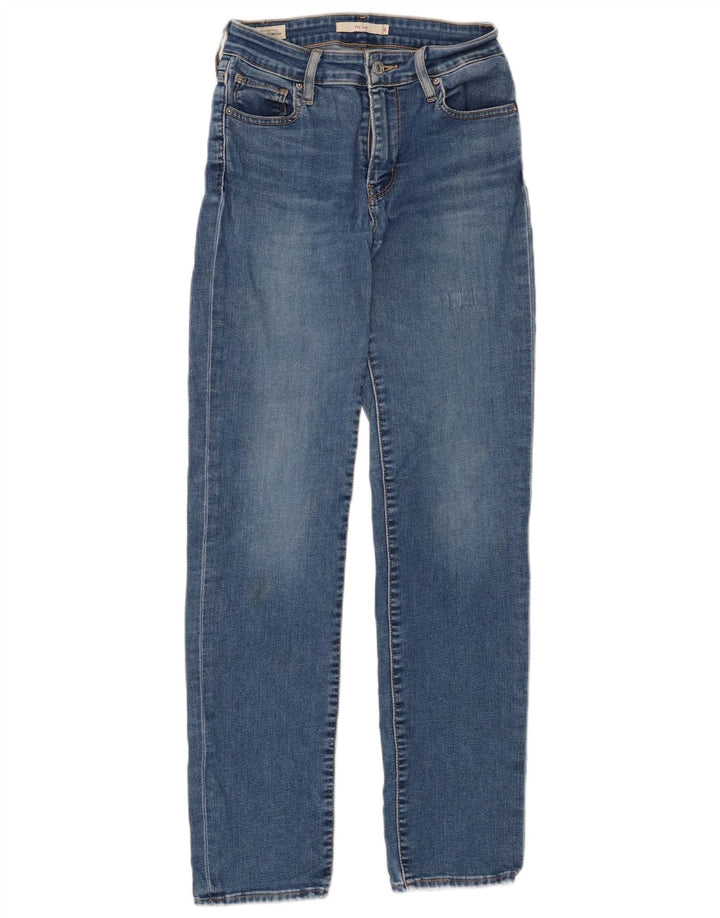 Levi's Mujer 712 Slim Jeans W26 L30 Algodón Azul