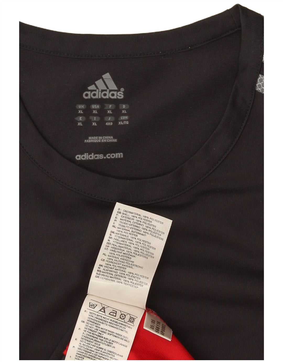 Adidas Mens Climacool Vest Top XL Gris Colorblock Poliéster