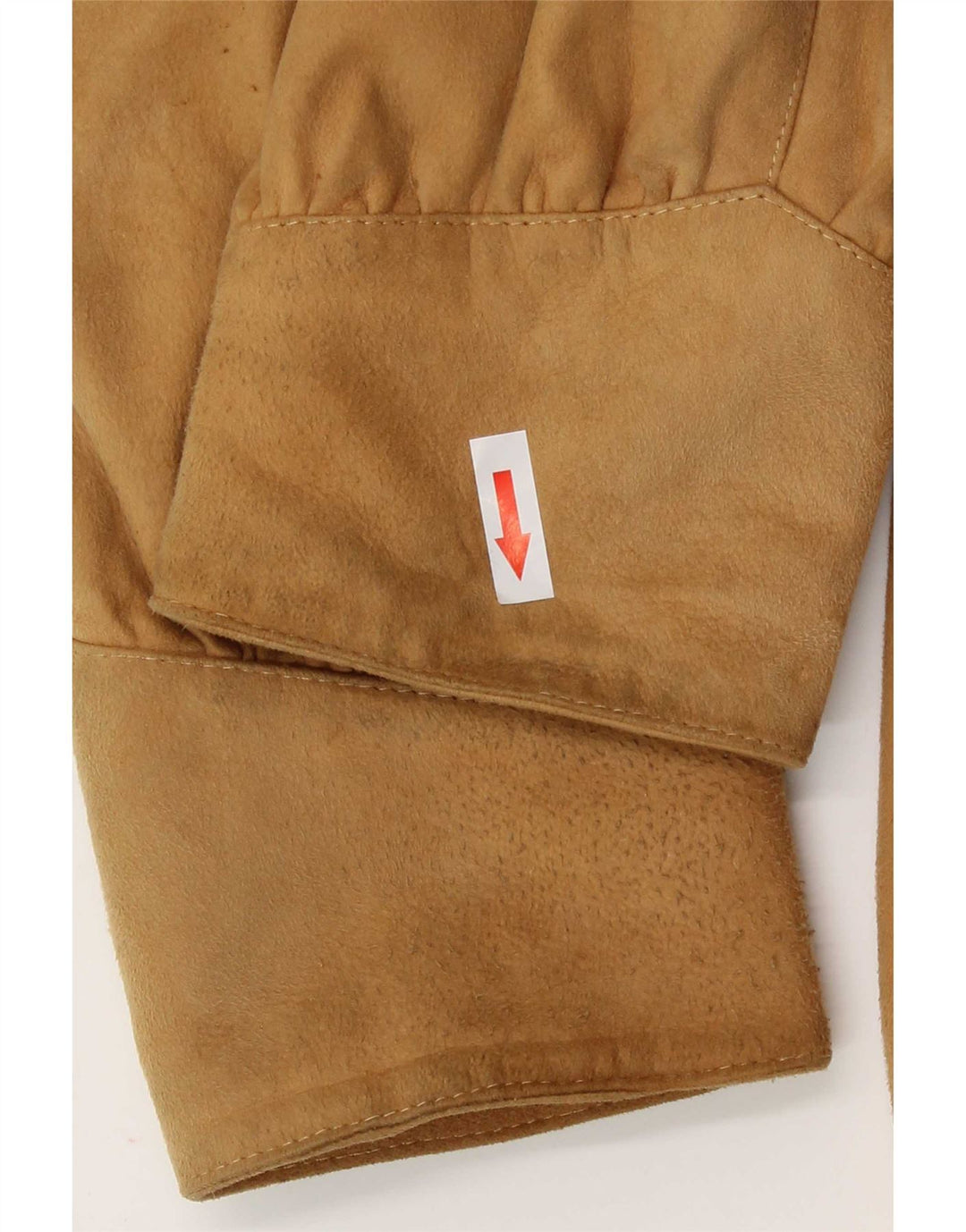 Chaqueta de ante vintage para mujer IT 44 Beige medio