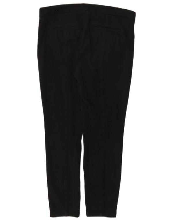 Gap Pantalones casuales súper ajustados para mujer US 10 Large W34 L27 Algodón negro
