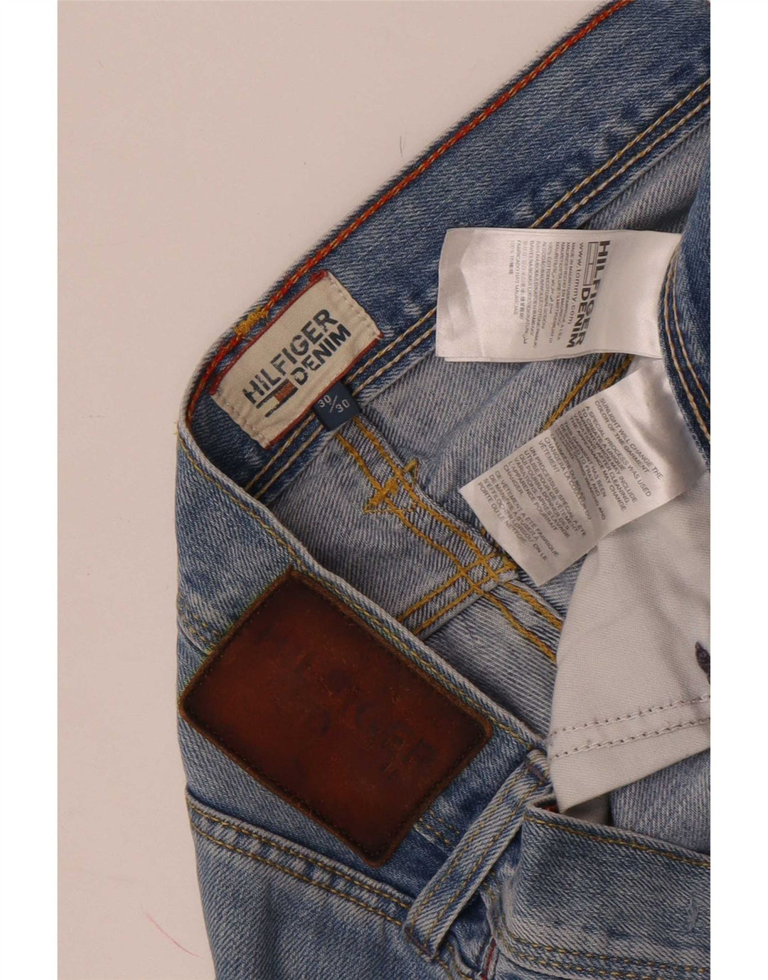 Tommy Hilfiger Vaqueros ajustados para hombre W30 L30 Algodón azul