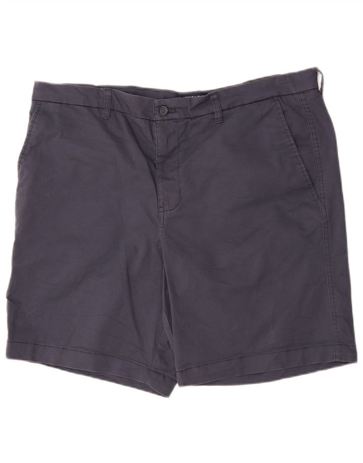 Chaps Pantalones cortos chinos elásticos para hombre W38 XL Algodón azul marino