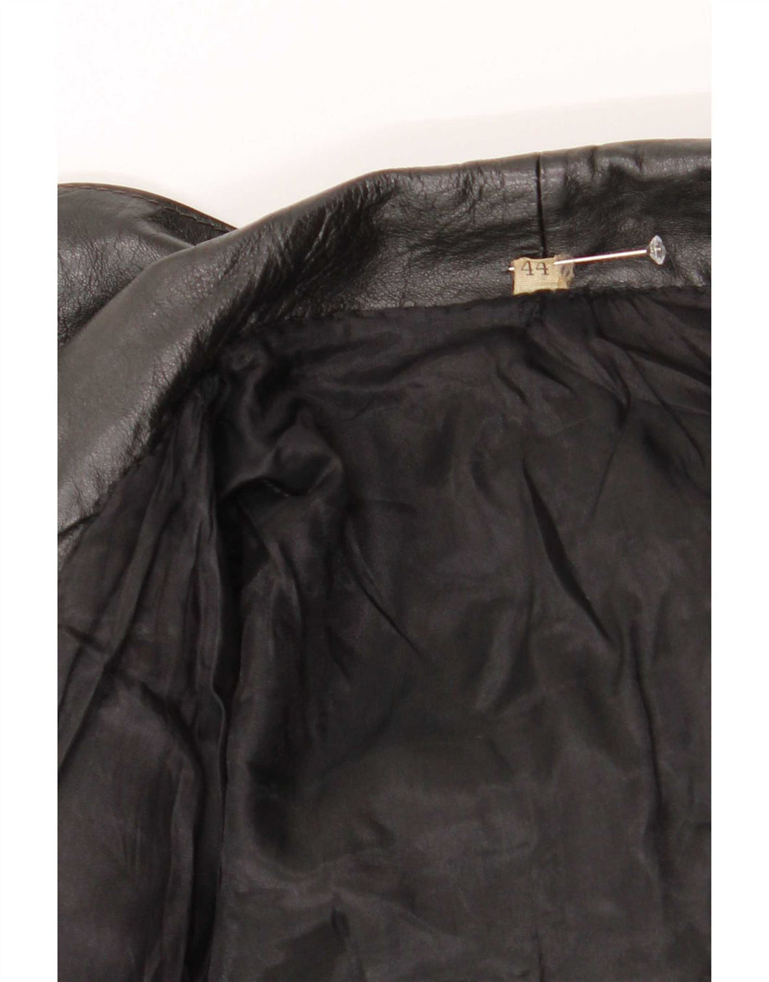Marcos Chaqueta de cuero para mujer IT 44 Mediana Negro