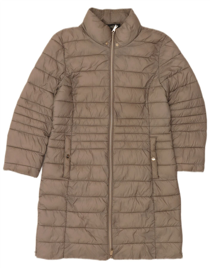 ESPRIT Abrigo acolchado para mujer UK 10 Small Beige Poliamida