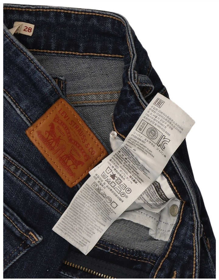 Vaqueros Levi's Mujer 714 Rectos W28 L26 Algodón Azul Marino