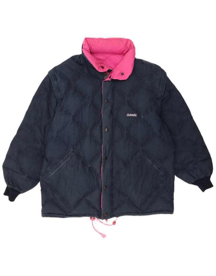 Dolomite Chaqueta acolchada reversible con capucha para hombre UK 42 XL Poliéster rosa