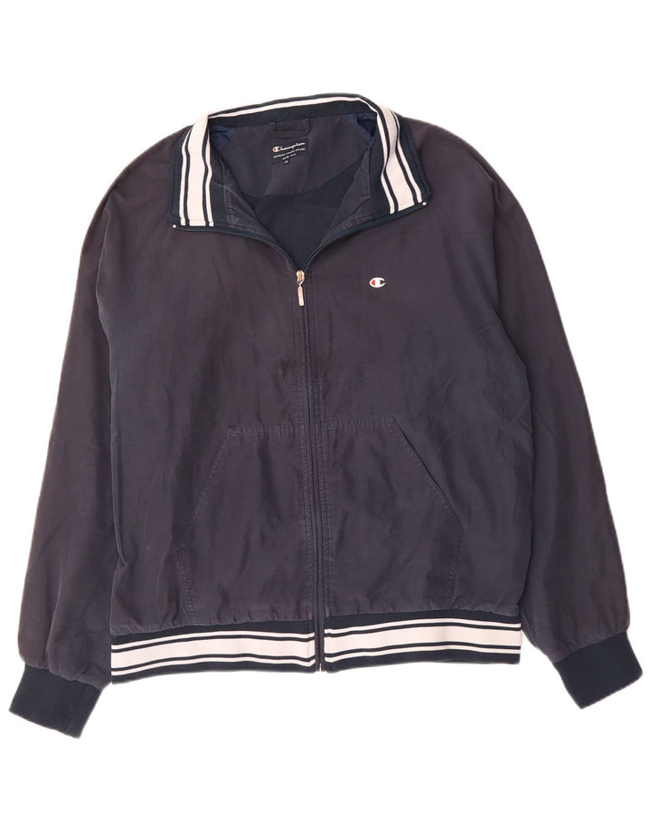 Champion Chaqueta de chándal para hombre XL Poliéster azul marino