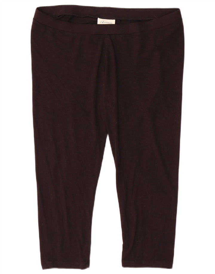 Marks & Spencer Leggings Capri para Mujer UK 10 Small Viscosa Negra