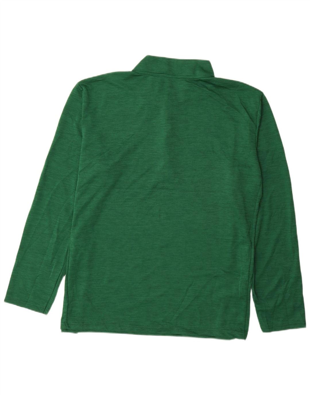 Russell Athletic - Camiseta de manga larga con cuello y cremallera para hombre, talla 2XL, color verde