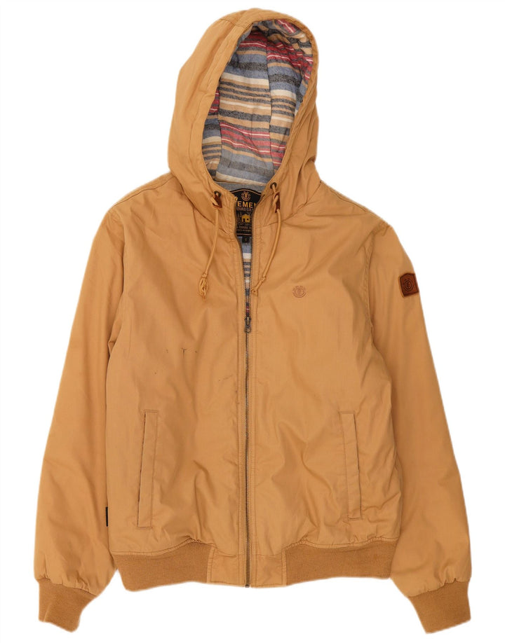 Element Chaqueta bomber con capucha para hombre UK 36 Small Beige Poliéster