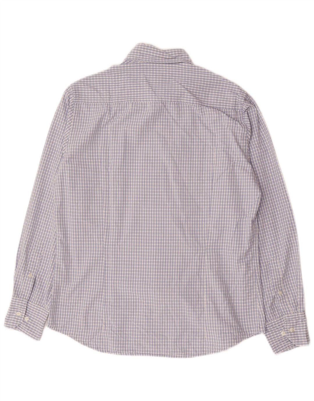 Camisa KAPPA para hombre de algodón a cuadros azul grande