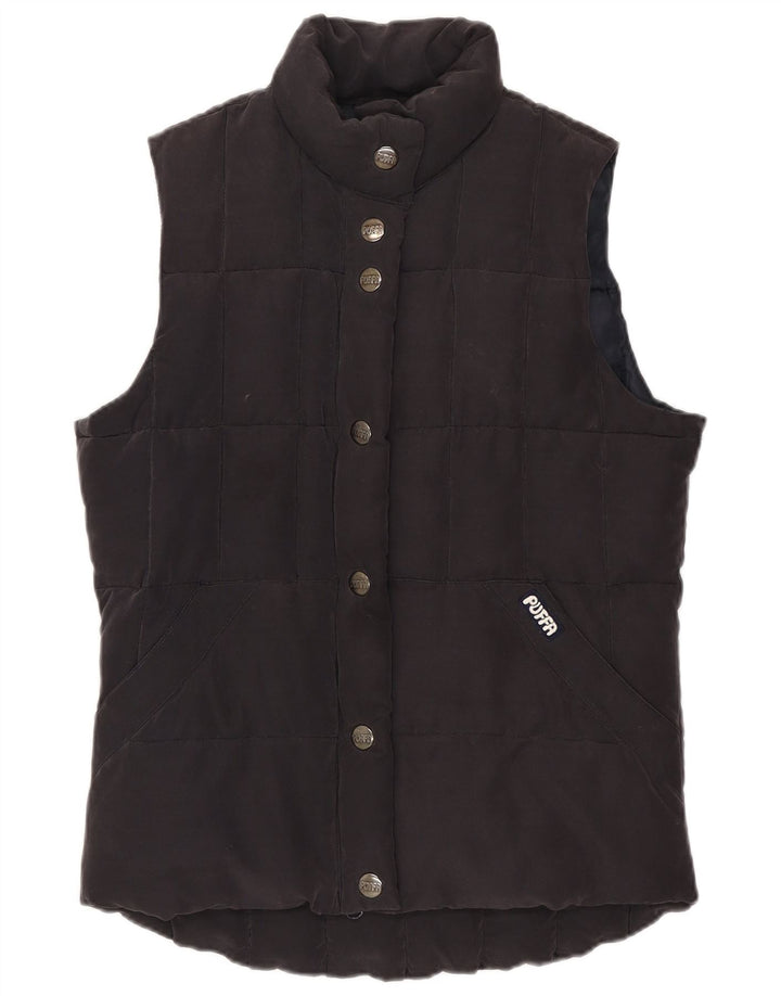 Puffa Chaleco acolchado para mujer UK 6 XS Poliéster azul marino