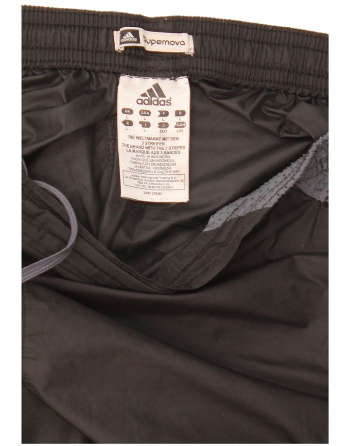 Adidas Hombre Supernova Pantalones Impermeables Grande Negro Colorblock Poliéster