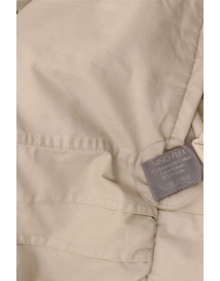 NINO Chaqueta Bomber Extragrande para Mujer UK 20 2XL Algodón Beige