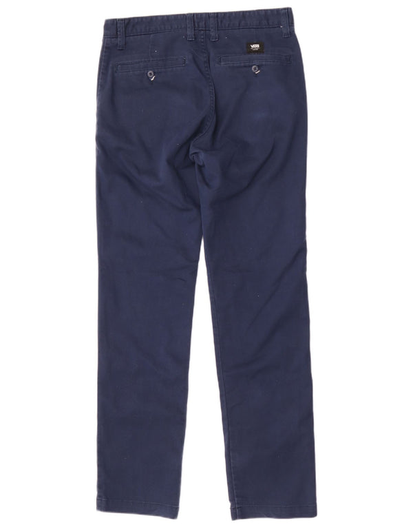 Pantalones chinos ajustados Vans para hombre W31 L32 Algodón azul marino