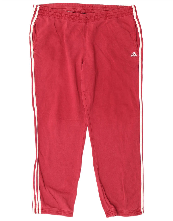 ADIDAS Pantalón de chándal para hombre 2XL Algodón burdeos