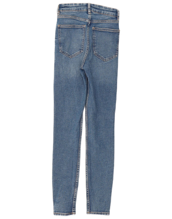 Zara Vaqueros pitillo para mujer EU 34 2XS W24 L28 Algodón azul