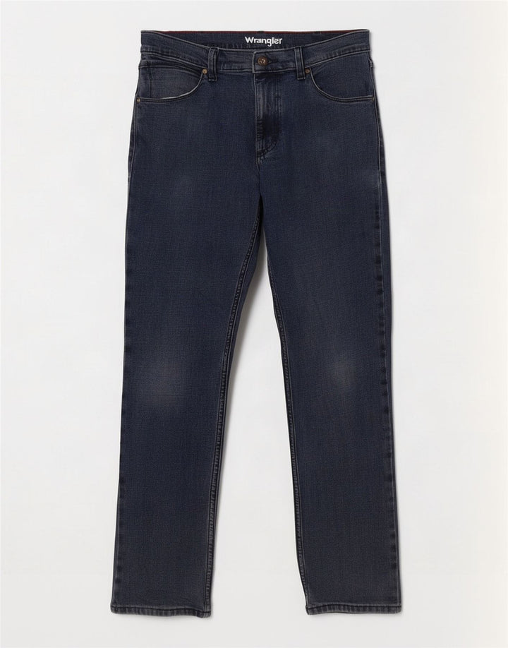 Vaqueros Wrangler Hombre Slim W32 L32 Algodón Azul Marino