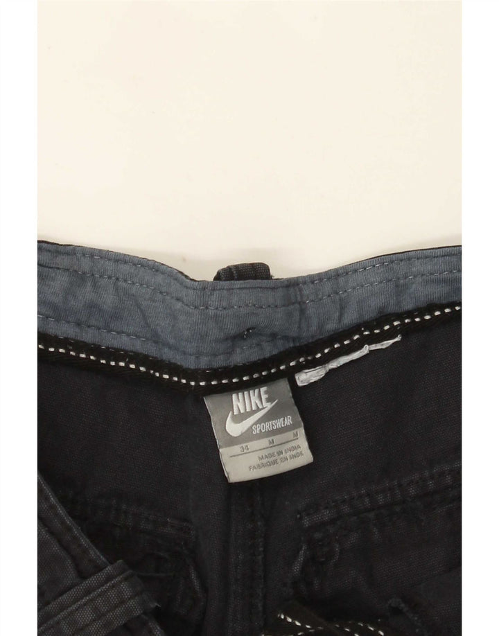 Nike - Pantalones cortos cargo para hombre W34 grande azul marino