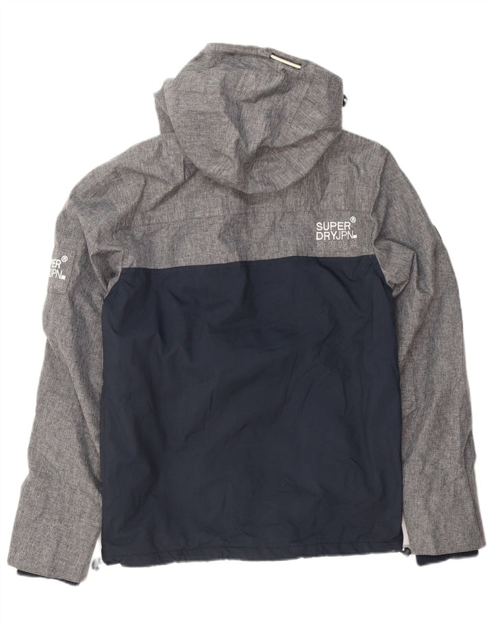 Superdry Chaqueta Cortavientos Con Capucha Para Hombre UK 36 Small Gris Colorblock