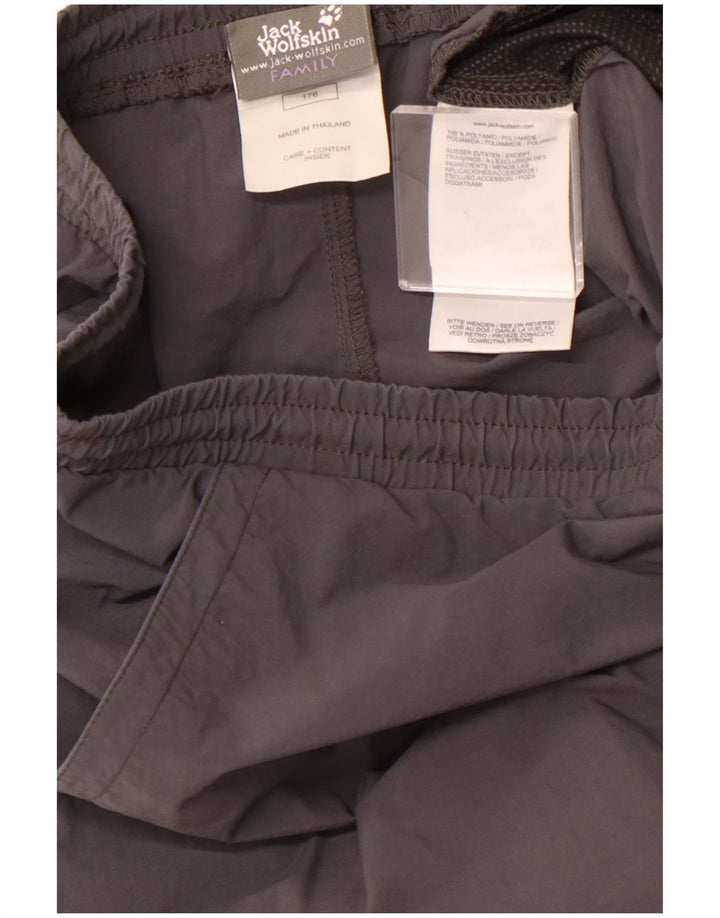 JACK WOLFSKIN Pantalón Corto Deportivo Niño 15-16 Años Gris Poliamida