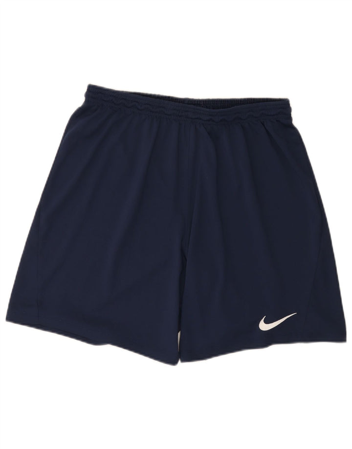 Pantalones cortos deportivos Nike Dri Fit para hombre XL Poliéster azul marino