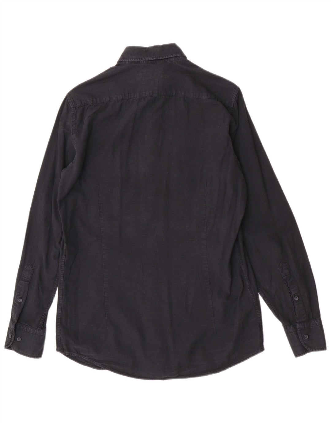 Camisa Massimo Dutti Hombre Small Azul Marino Algodón