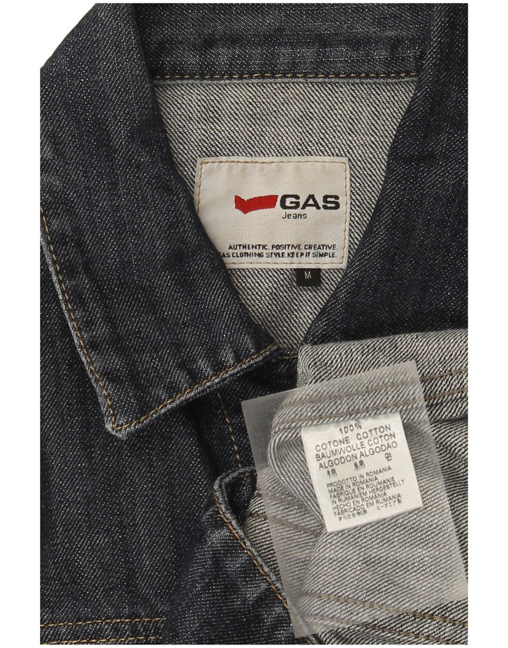 Chaqueta vaquera corta para mujer Gas UK 42 Algodón azul marino mediano