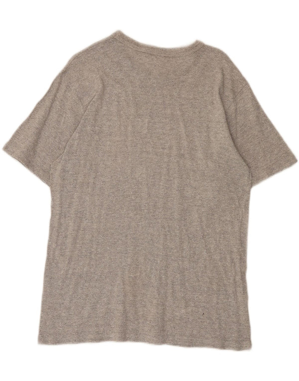 Champion Camiseta Gráfica Para Hombre Top Algodón Gris Medio